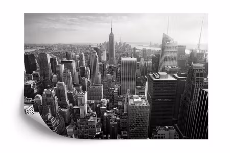 Fototapet - Empire state view in black &ampamp