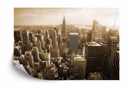 Fototapet - Empire state view in sepia iq1202c