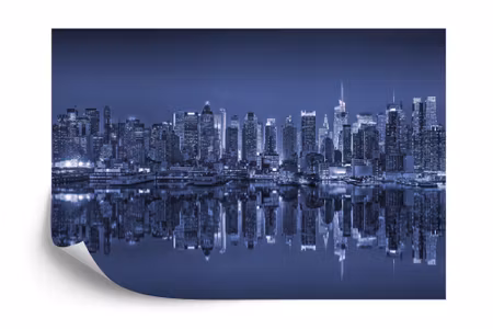 Fototapet - New York reflections in blue iq1201f