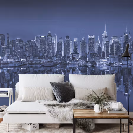 Fototapet - New York reflections in blue iq1201f