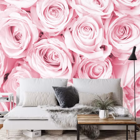 Fototapet - Rose bouquet pink iq1225d