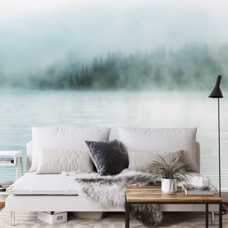 Fototapet - Mist on the water iq1228a