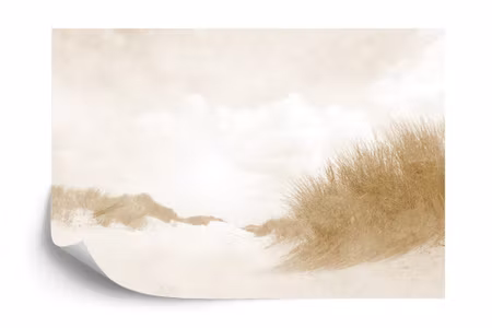 Fototapet - Sandy days faded vintage in sepia