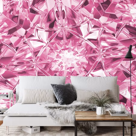 Fototapet - Facets of luxury in pink iq1247d