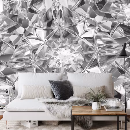Fototapet - Facets of luxury in black &ampamp