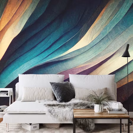 Fototapet - Organic lines as abstract wallpaper
