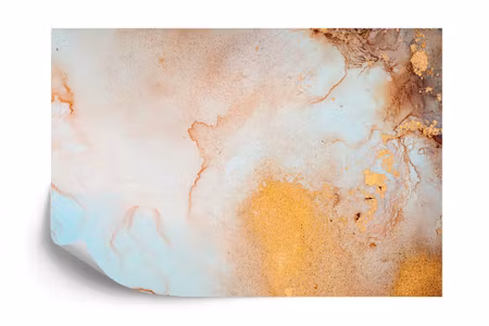 Fototapet - Marble ink abstract art from exquisite