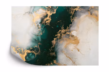 Fototapet - Marble ink abstract art from exquisite