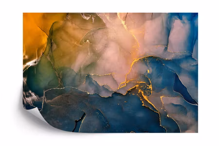 Fototapet - Alcohol ink colors translucent