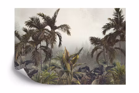 Fototapet - Tropical trees and leaves for digital