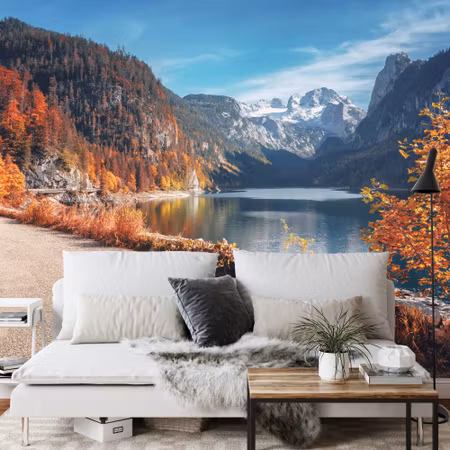 Fototapet - Beautiful landscape mountain forest