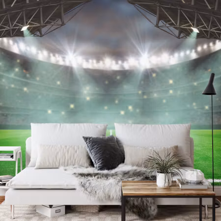 Fyrkantig fototapet - Soccer Stadium