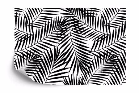 Fyrkantig fototapet - Palm Leaves
