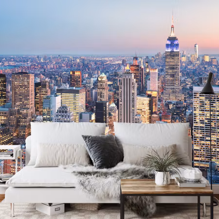 Fyrkantig fototapet - New York City