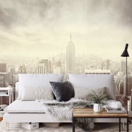 Fyrkantig fototapet - View of New York City