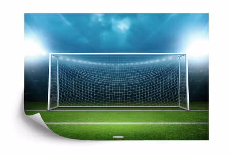 Fyrkantig fototapet - Soccer 3D Field
