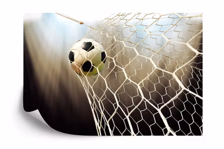 Fyrkantig fototapet - 3D Soccer Ball