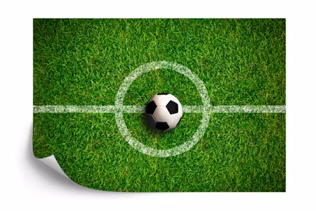 Fyrkantig fototapet - Ball in the Center of the