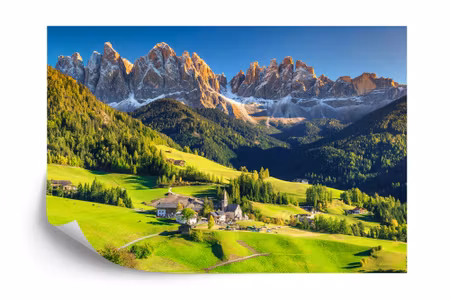 Fyrkantig fototapet - Mountain Landscape