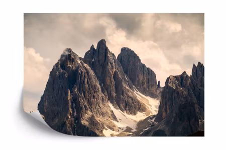 Fyrkantig fototapet - Mountain Landscape