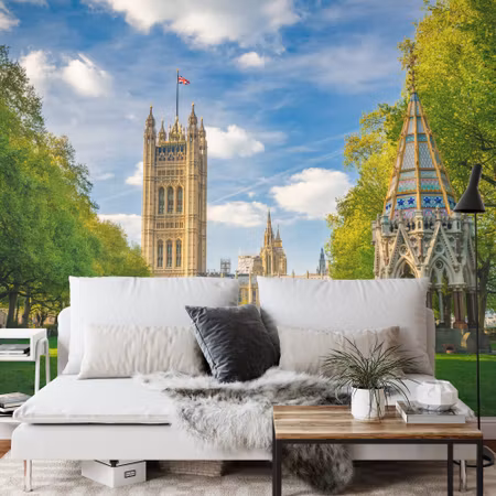 Fyrkantig fototapet - Westminster Abbey