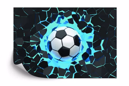 Fyrkantig fototapet - 3D Sport