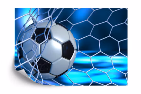 Fyrkantig fototapet - Sports 3D Ball