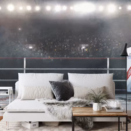 Fyrkantig fototapet - Boxing Ring