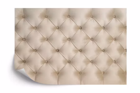 Fyrkantig fototapet - Quilted Beige