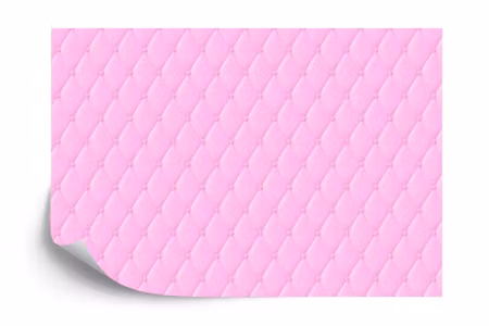 Fyrkantig fototapet - Quilted Pink