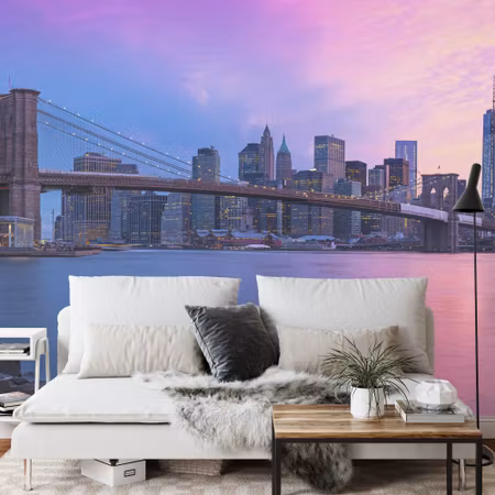 Fyrkantig fototapet - New York City