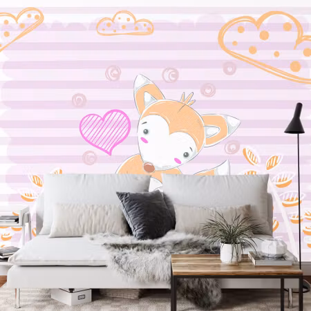 Fyrkantig fototapet - The Cuddlies Freddy Iq1325