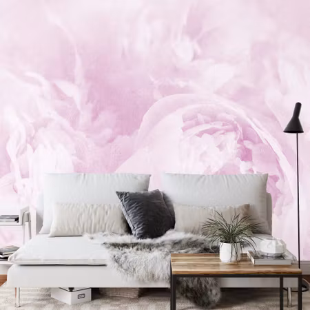 Fyrkantig fototapet - Beautiful Blooms Faded