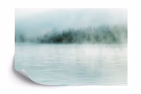 Fyrkantig fototapet - Mist on the Water Iq1228a