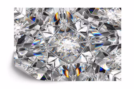 Fyrkantig fototapet - Facets of Luxury Iq1247a