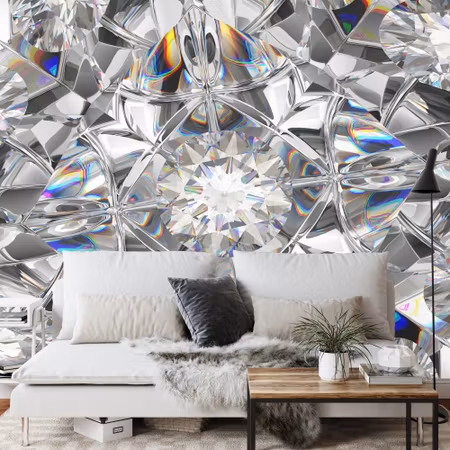 Fyrkantig fototapet - Facets of Luxury Iq1247a