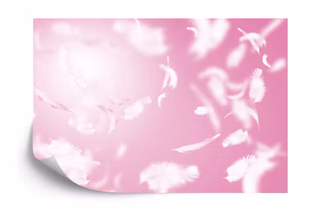 Fyrkantig fototapet - Floating in Pink Iq1254d
