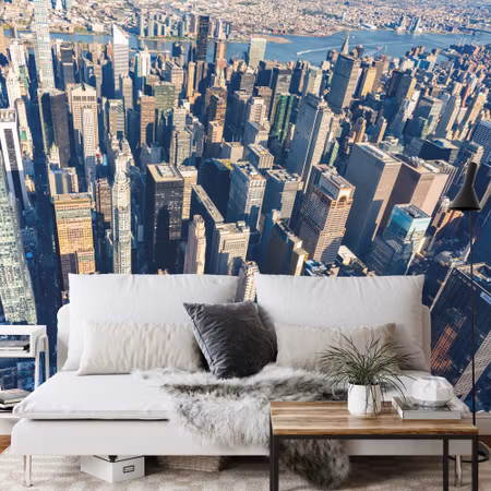 Fyrkantig fototapet - Skyscraper Forest Iq1203a