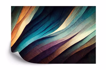 Fyrkantig fototapet - Organic Lines As Abstract