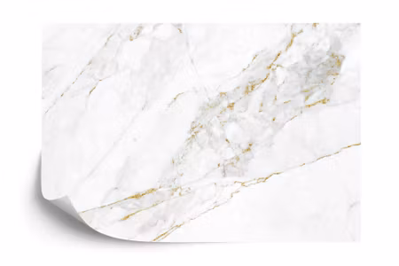 Fyrkantig fototapet - White Gold Marble Texture