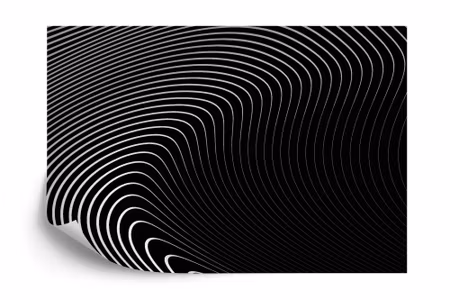 Fyrkantig fototapet - Of the Gray Pattern of Lines