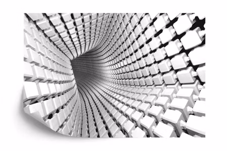 Fyrkantig fototapet - Abstract Geometric