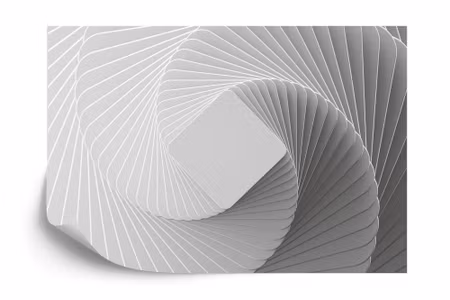 Fyrkantig fototapet - 3D Render Abstract White