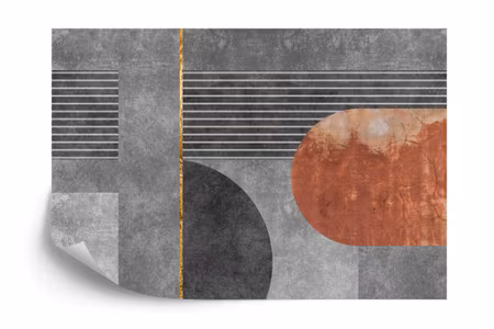 Fyrkantig fototapet - Gold Geometric Background