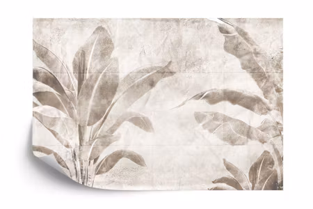 Fyrkantig fototapet - Tropical Trees and Leaves