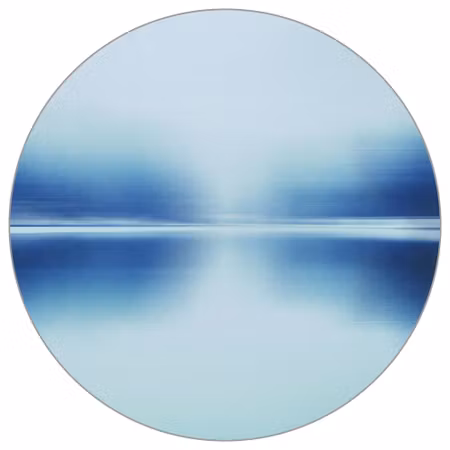 Rund fototapet - Ombregraphic winter