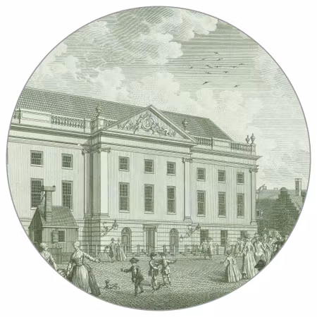 Rund fototapet - The manorhouse