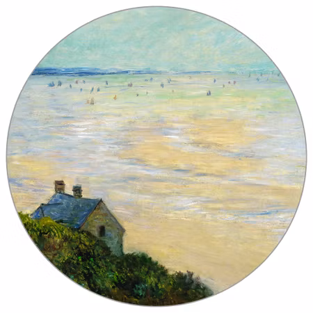Rund fototapet - Breton summer