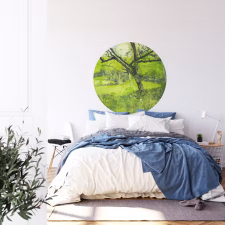 Rund fototapet - The orchard
