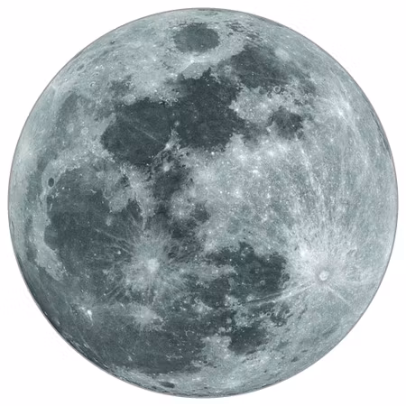 Rund fototapet - Lunar